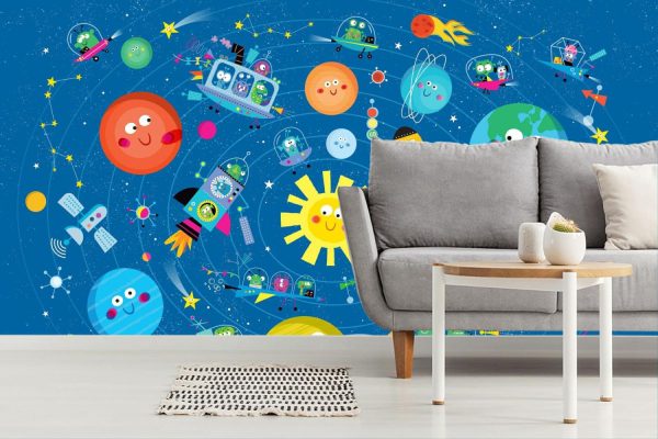 Activities & Leisure | Aliens Solar System Wall Mural Activities & Leisure Activities & Leisure