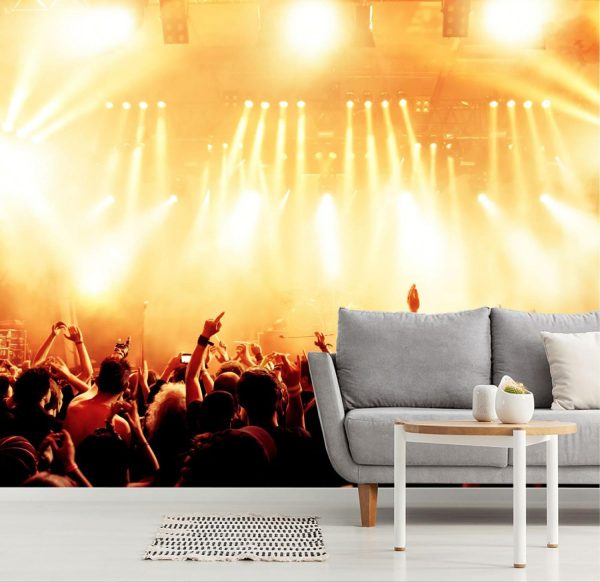 Activities & Leisure | Concert Crowd Wall Mural Activities & Leisure Activities & Leisure