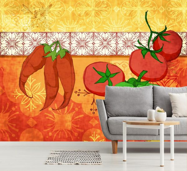 Activities & Leisure | Esperanza Peppers – Orange Wall Mural Activities & Leisure Activities & Leisure