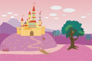 Activities & Leisure | Fairytale Castle On The Hill Wall Mural Activities & Leisure Activities & Leisure