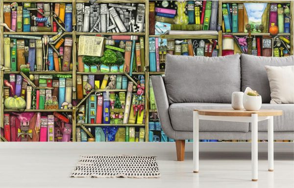 Activities & Leisure | Fantasy Bookcase Wall Mural Activities & Leisure Activities & Leisure