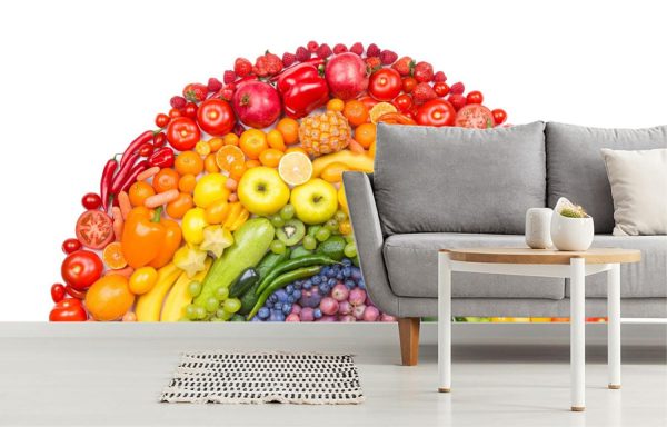 Activities & Leisure | Fruit And Vegetable Rainbow Wall Mural Activities & Leisure Activities & Leisure