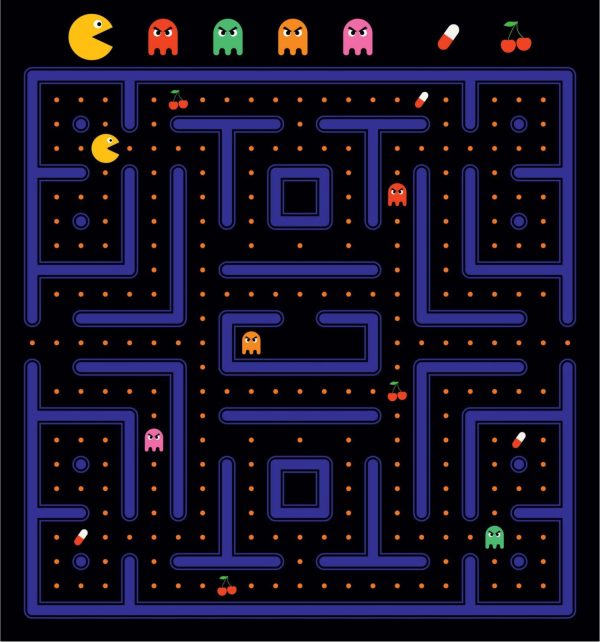 Activities & Leisure | Pacman Game Wall Mural Activities & Leisure Activities & Leisure