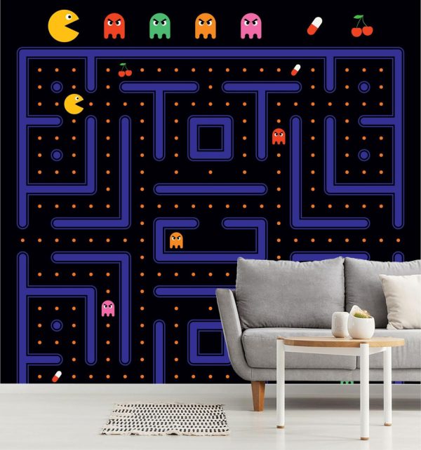 Activities & Leisure | Pacman Game Wall Mural Activities & Leisure Activities & Leisure