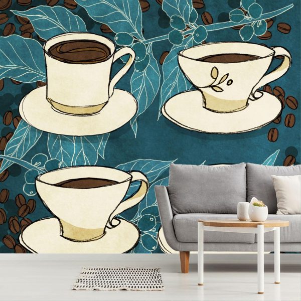 Activities & Leisure | Quad Cups Wallpaper Mural Activities & Leisure Activities & Leisure