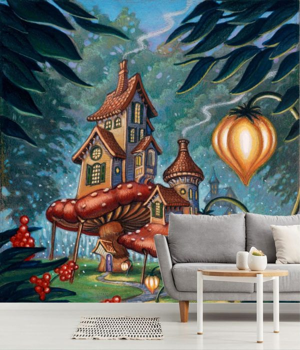 Activities & Leisure | Shady Lane Cottage Mural Wallpaper Activities & Leisure Activities & Leisure