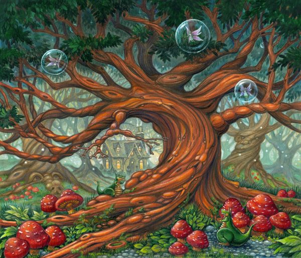 Activities & Leisure | Tree of Enchantment Mural Wallpaper Activities & Leisure Activities & Leisure