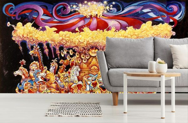 Activities & Leisure | Velvet Carousel Wallpaper Mural Activities & Leisure Activities & Leisure