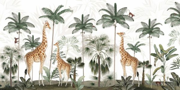 Animals | Gracious Giraffes Wall Mural Animals Animals