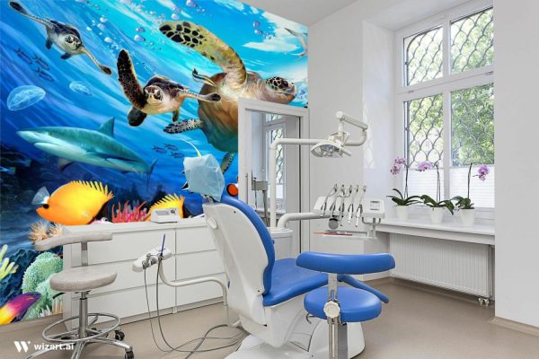 Animals | Journey of the Sea Turtles Wall Mural Animals Animals