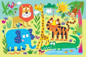 Animals | Jungle Animals 2 Wallpaper Mural Animals Animals