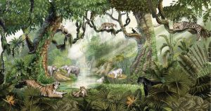 Animals | Jungle Cats Wallpaper Mural Animals Animals