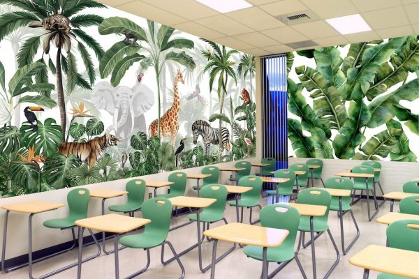 Animals | Jungle Jive Wallpaper Mural Animals Animals