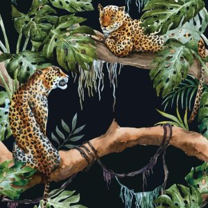 Animals | Jungle Leopard Pattern Wallpaper Animals Animals