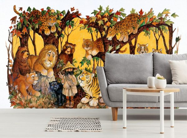 Animals | Noah – Lions, Tigers, Bears Wall Mural Activities & Leisure Activities & Leisure