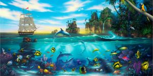 Animals | Paradise Found Mural Wallpaper Animals Animals