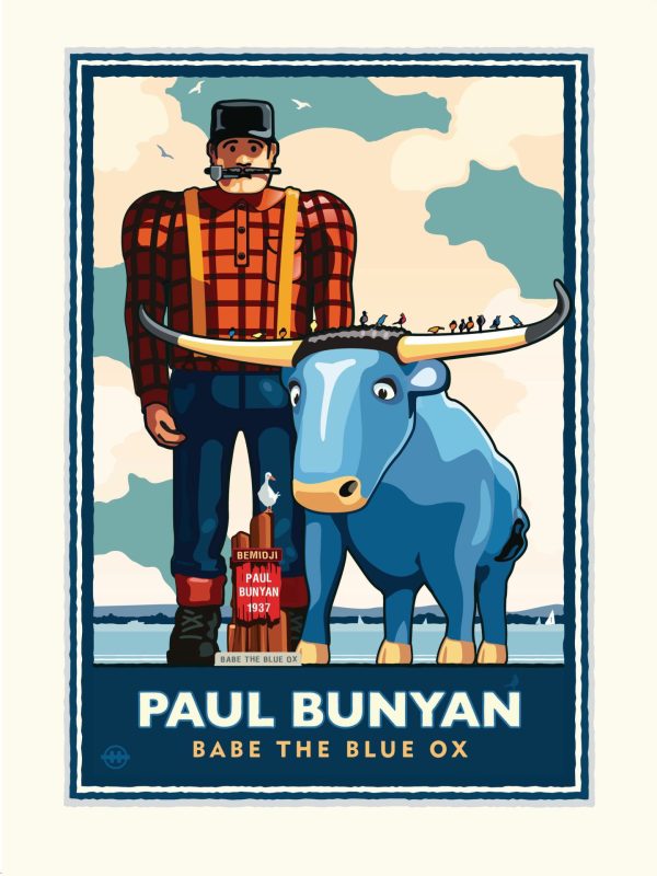 Animals | Paul Bunyan Lakeside Wall Mural Animals Animals