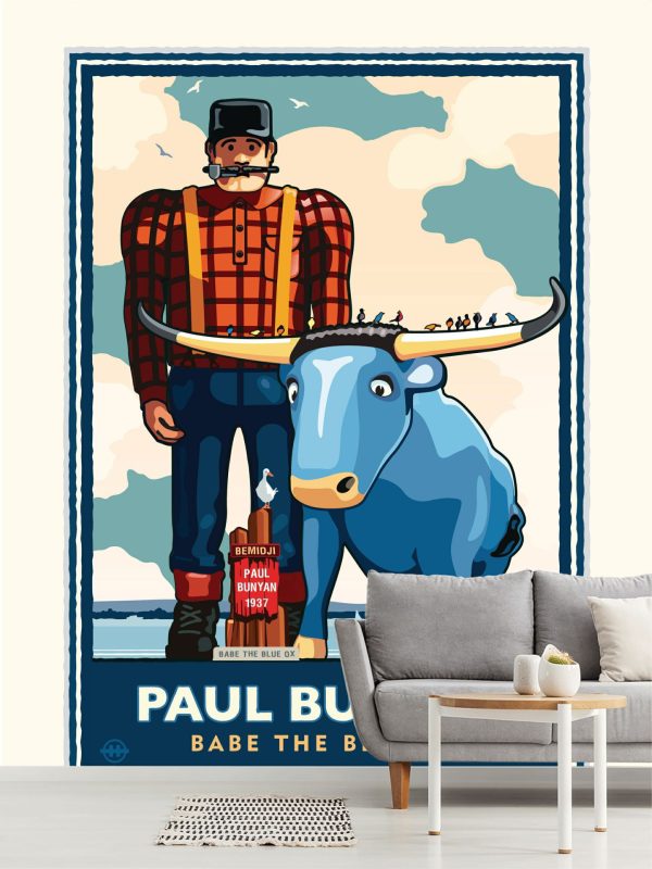 Animals | Paul Bunyan Lakeside Wall Mural Animals Animals