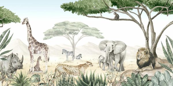 Animals | Savannah Jive Mural Wallpaper Animals Animals