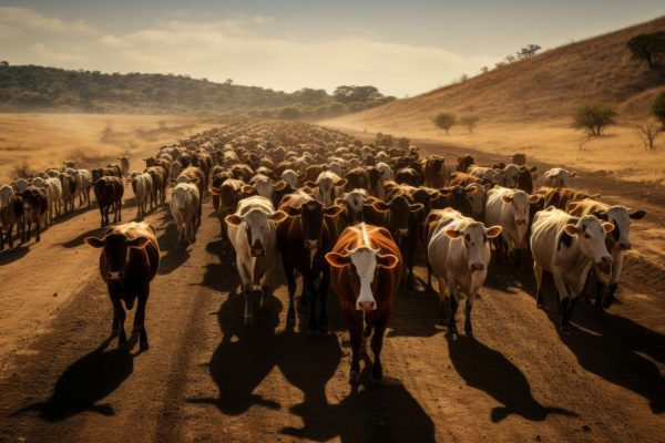 Animals | Serene Harmony Of A Cattle Herd Wall Mural Animals Animals