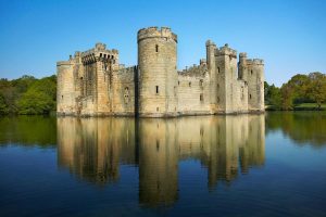 Architectural | Bodiam Castle (1385), East Sussex Wall Mural Architectural Architectural