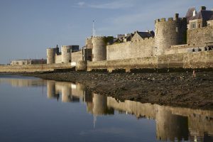 Architectural | Caernarfon Historic Town Walls, Wales Mural Wallpaper Architectural Architectural