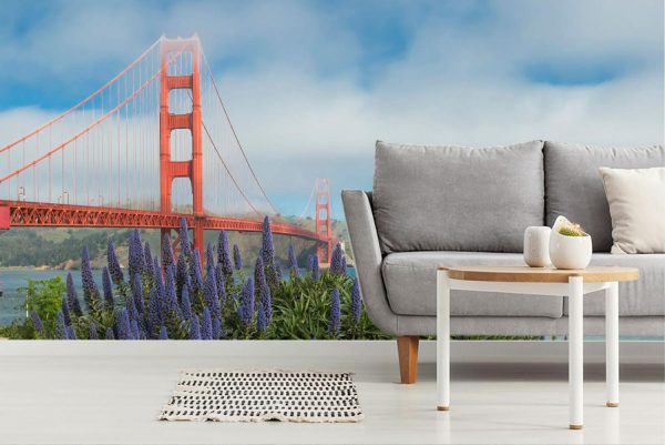 Architectural | Golden Gate Flowers – Pride of Madeira Wallpaper Mural Architectural Architectural