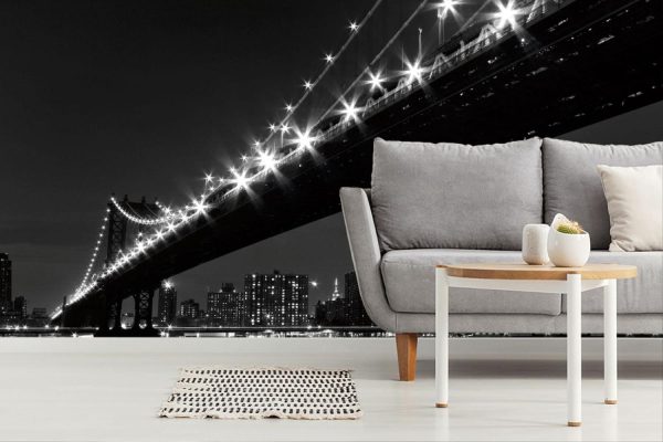 Architectural | Manhattan Bridge Wall Mural Architectural Architectural