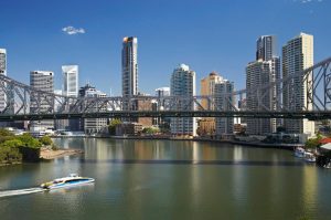 Architectural | Story Bridge & Brisbane River (Wall) Wallpaper Mural Architectural Architectural