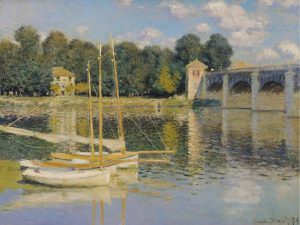 Architectural | The Bridge At Argenteuil Wallpaper Mural Architectural Architectural