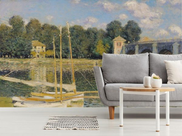 Architectural | The Bridge At Argenteuil Wallpaper Mural Architectural Architectural