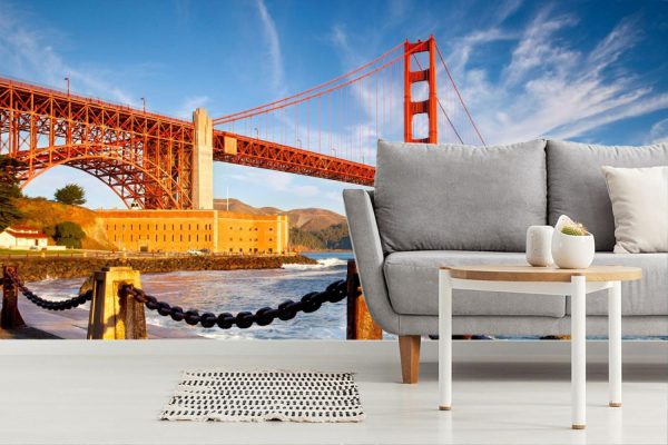 Architectural | The Golden Gate Wallpaper Mural Architectural Architectural