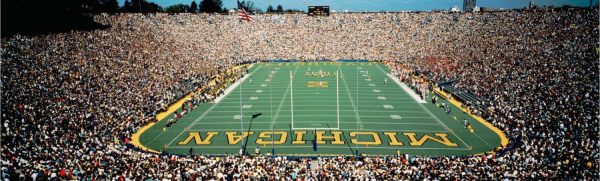 Architectural | University Of Michigan Stadium, Ann Arbor Wall Mural Architectural Architectural