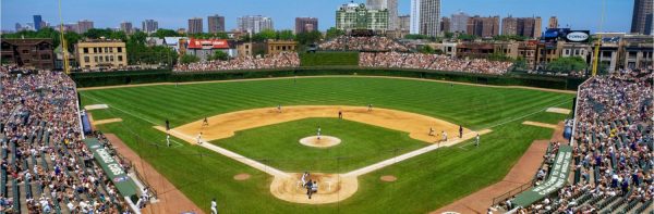 Architectural | Wrigley Field Stadium Wall Mural Architectural Architectural