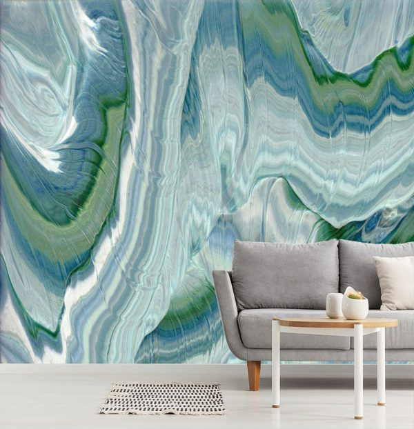 Art & Graphics | Colors of Sea Glass 2 Wall Mural Art & Graphics Art & Graphics