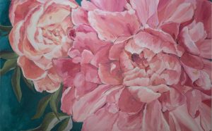 Art & Graphics | Large Pink Peony II Wall Mural Art & Graphics Art & Graphics