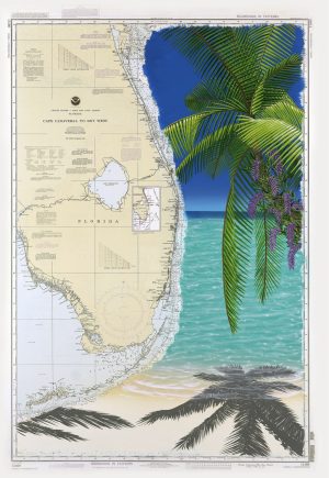 Beach & Tropical | Beauty on the Florida Beach Mural Wallpaper Beach & Tropical Beach & Tropical