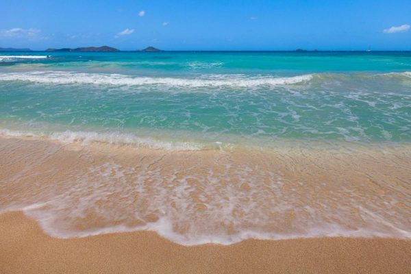 Beach & Tropical | Caribbean Gentle Waves Mural Wallpaper Beach & Tropical Beach & Tropical