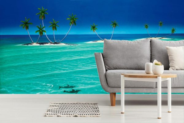 Beach & Tropical | Couples (Mackin) Wallpaper Mural Beach & Tropical Beach & Tropical