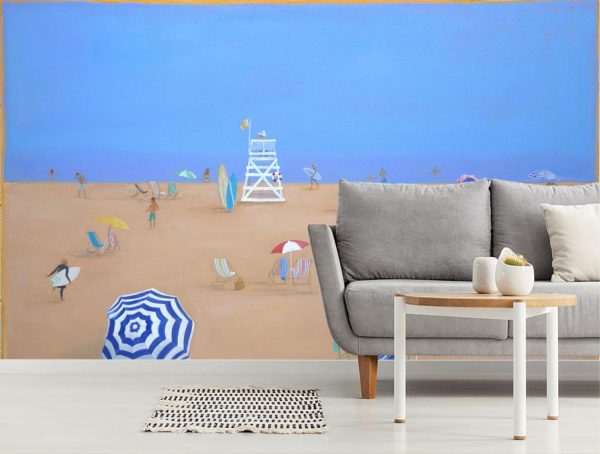 Beach & Tropical | Day At The Beach 2 Wallpaper Mural Beach & Tropical Beach & Tropical