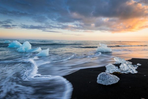 Beach & Tropical | Diamond Beach Iceland Wall Mural Beach & Tropical Beach & Tropical