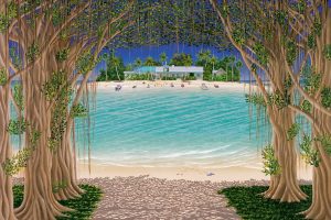 Beach & Tropical | Going Native Mural Wallpaper Beach & Tropical Beach & Tropical