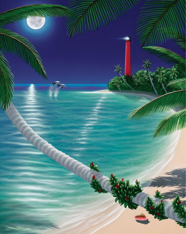 Beach & Tropical | Guiding Light Mural Wallpaper Beach & Tropical Beach & Tropical