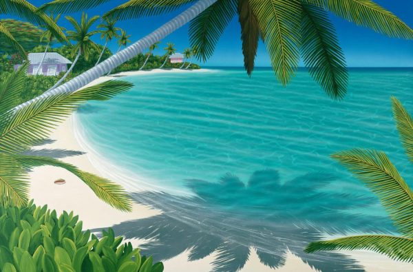 Beach & Tropical | Harbor Island View Wall Mural Beach & Tropical Beach & Tropical