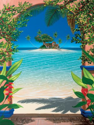 Beach & Tropical | Heaven’s Gate (Mackin) Wallpaper Mural Beach & Tropical Beach & Tropical