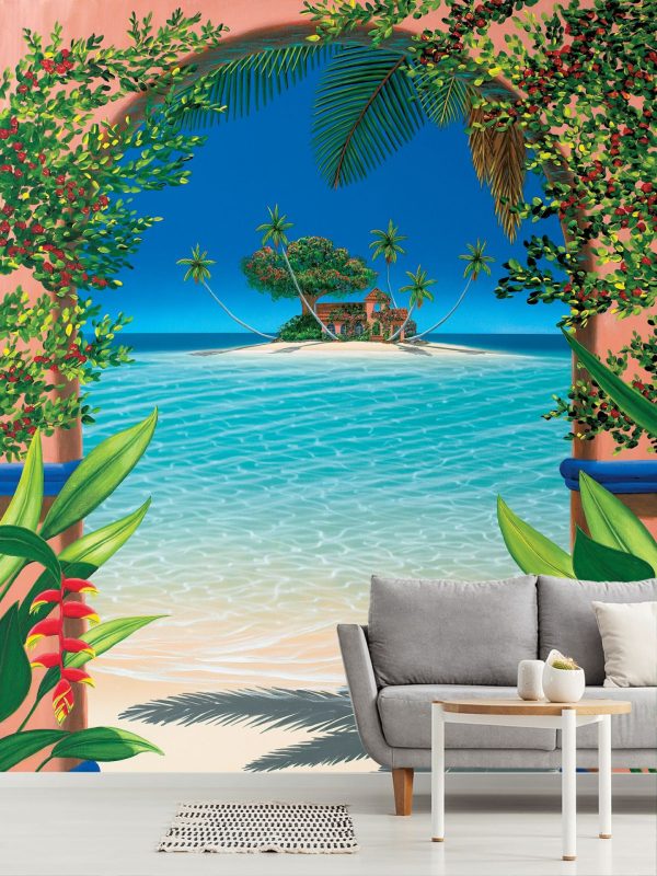 Beach & Tropical | Heaven’s Gate (Mackin) Wallpaper Mural Beach & Tropical Beach & Tropical