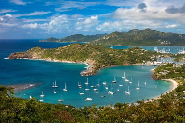 Beach & Tropical | Lookout Over Admiral Nelson’s Harbor Wall Mural Beach & Tropical Beach & Tropical