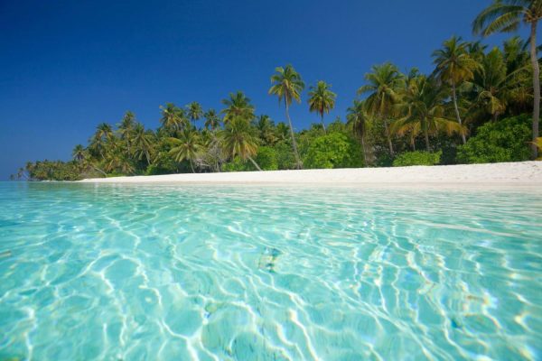 Beach & Tropical | Maldives Lagoon Wallpaper Mural Beach & Tropical Beach & Tropical