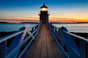 Beach & Tropical | Marshall Point Lighthouse Wall Mural Beach & Tropical Beach & Tropical