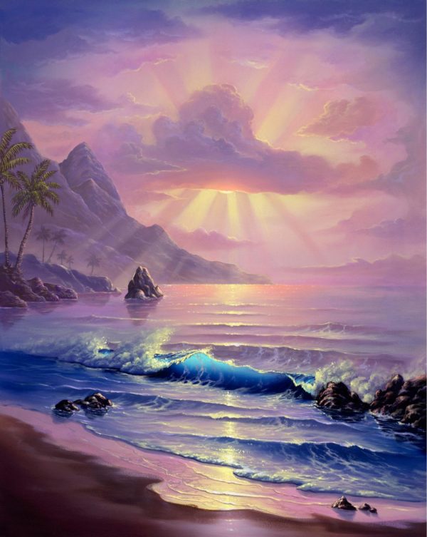 Beach & Tropical | Maui Sunrise Wall Mural Beach & Tropical Beach & Tropical